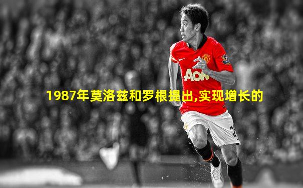 1987年莫洛兹和罗根提出,实现增长的